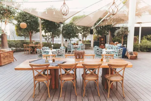 Rustic Open-Air Venue With Lush Greenery for Intimate Outdoor Soirees. Conrad